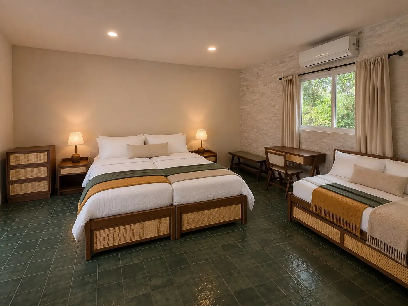 En El Bosque second-floor suite at Villa del Sol Garden